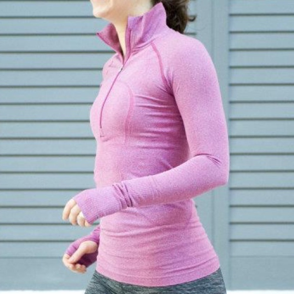 Lululemon Run Swiftly Half Zip Ultraviolet Size 6